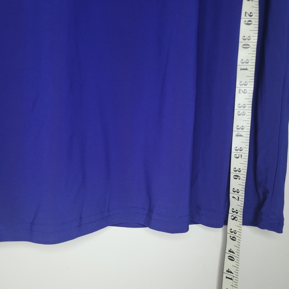 R&M Richards 3221 Sleeveless Evening Dress Royal Blue No Jacket Size 16 Knee - Picture 8 of 8